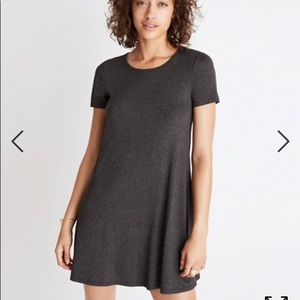 Dark grey t shirt dress size small